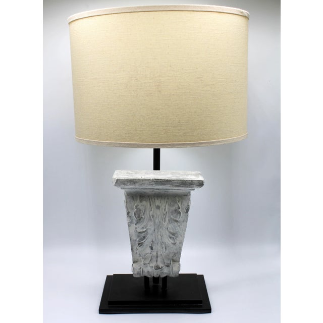 Architectural Restoration Hardware Style Corbel Lamp For Sale - Image 13 of 13