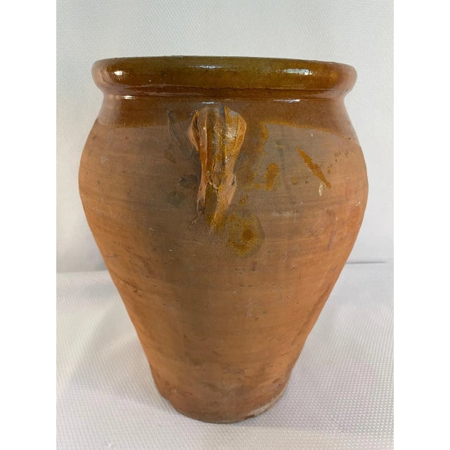 Ceramic Late 19th Century Antique Spanish Earthenware Olive Jar / Jug For Sale - Image 7 of 12
