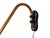 Voss Belysning, Articulating Wall Light, Paintated Brass, Metal, Denmark, 1950s For Sale - Image 12 of 15