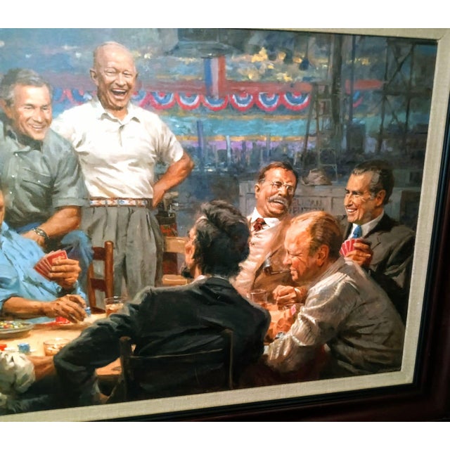 American Celebrate American Leadership With the "Grand Ol' Gang" Framed Print Series 19 by Andy Thomas For Sale - Image 3 of 7