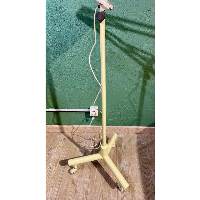 Doctor's Floor Lamp with Wheels For Sale - Image 6 of 9