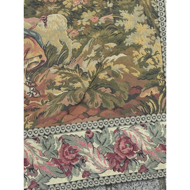 French Aubusson Jacquard Tapestry, 1960s For Sale - Image 18 of 18