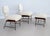 1950s Slipper Chairs and Ottoman in Walnut and Bouclé by Renzo Zavanella, 1950, Set of 3 For Sale - Image 5 of 18