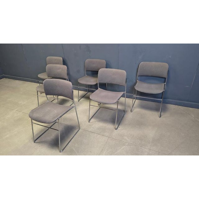 Textile 40/4 Chairs by David Rowland for Seid International, 1970s, Set of 6 For Sale - Image 7 of 12