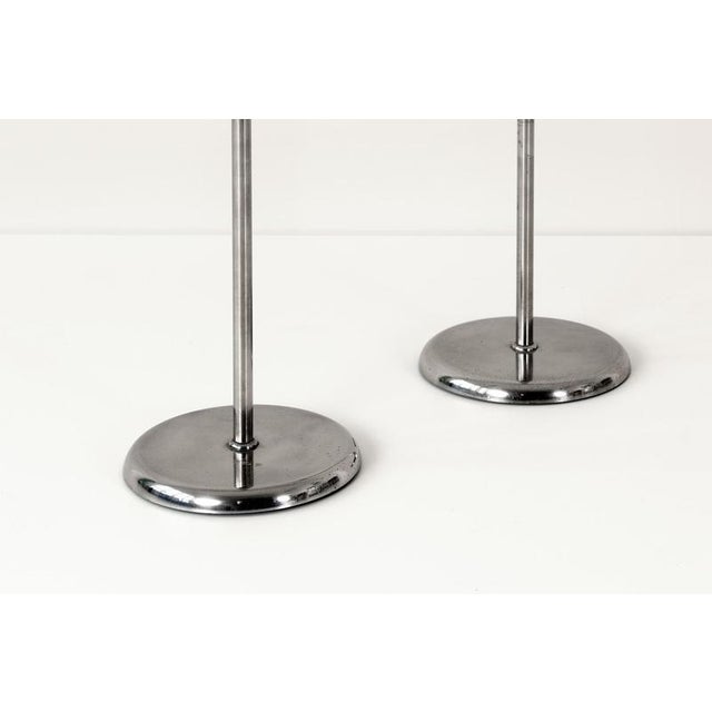 Vintage German Height Adjustable Side Tables, 1935, Set of 2 For Sale - Image 5 of 7