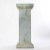 Pair of Weathered Zinc Garden Column Pedestals For Sale - Image 4 of 9