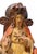 Antique Polychrome Plaster Sacred Heart of Jesus Sculpture, 19th Century For Sale - Image 15 of 18
