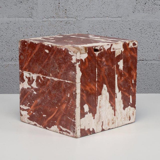 Vintage Base in Lacquered Wood For Sale - Image 4 of 8