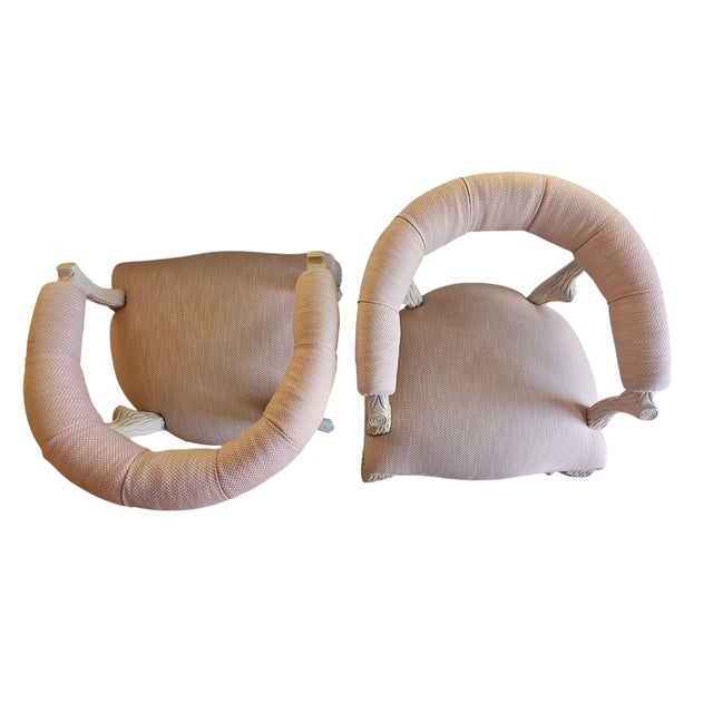 1960s 1960s Pair of French Faux Bois Side Chairs For Sale - Image 5 of 7