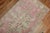 Pink Zabihi Collection Bubble Gum Pink Turkish Oushak Runner For Sale - Image 8 of 8