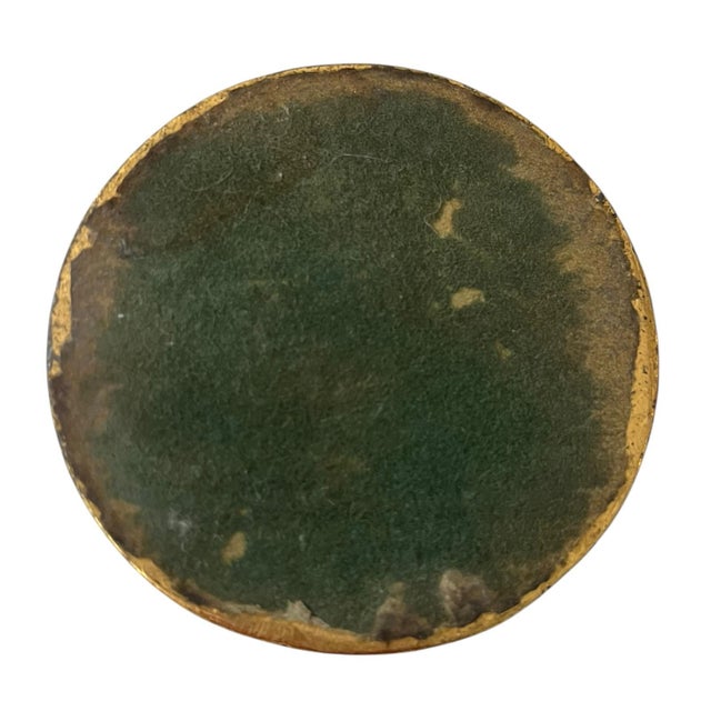 Metal Vintage Sun of May Brass Coin Style Coasters Sol De Mayo Celestial Bohemian Eclectic Old World - Set of 10 For Sale - Image 7 of 7