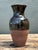 Black Vintage Original Studio Pottery Vase For Sale - Image 8 of 12