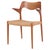 Model 55 dining chair by n.o. Møller for j.l. Møllers møbelfabrik in teak and woven seat from the 1960s. Danish design...