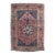 NOMADIC Village Halvai Bidjar with Blooming Medallion in Dusty Rose & Indigo Rug 4.7 x 6.10 For Sale