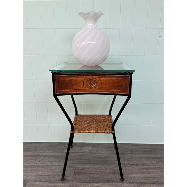 Vintage Bedside Table, 1950s For Sale - Image 14 of 15
