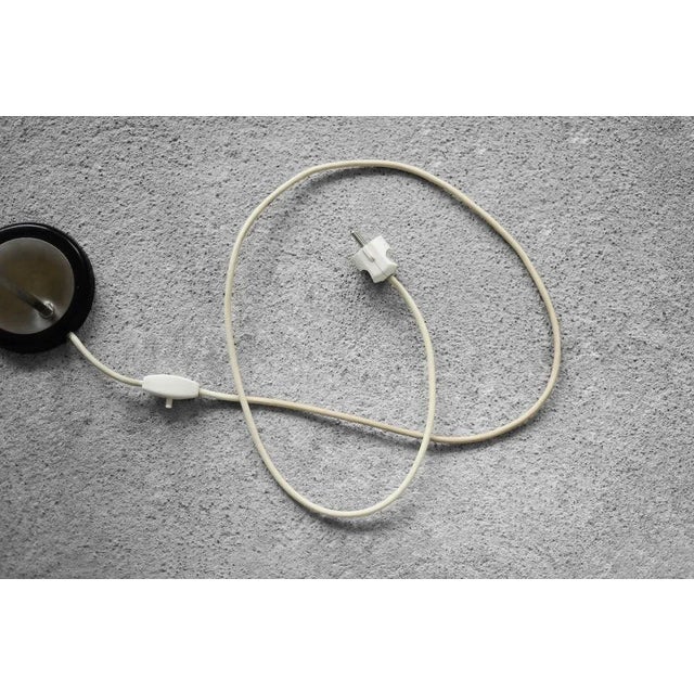 Mid-Century German Modern Minimalist Black Metal Desk Lamp, 1960s For Sale - Image 9 of 10