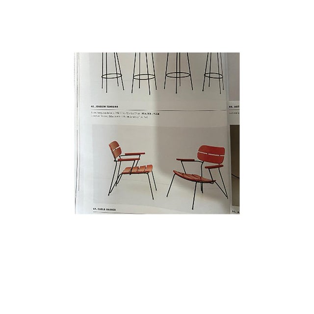 Armchair in Metal and Wood With Ebony Finish, Carlo Hauner & Martin Eisler, 1950s For Sale - Image 10 of 10