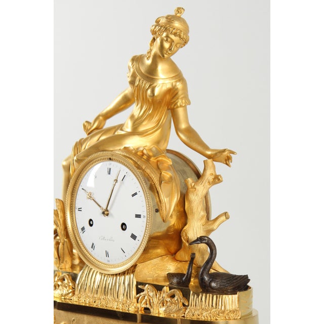 Early 19th Century French Mantel Clock Allegory of Love, Paris, 1815 For Sale - Image 5 of 16