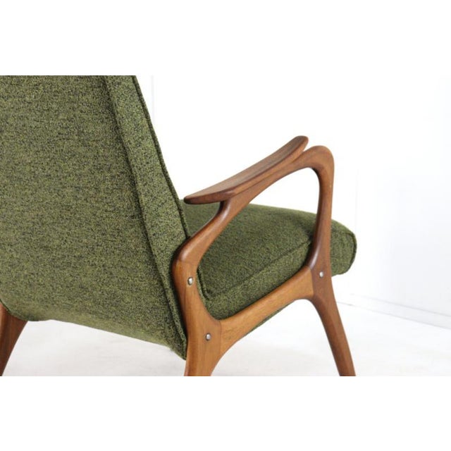1960s Vintage Green Rondeling Chair For Sale - Image 5 of 16