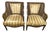 Pair of Mid 20th Century Cane Barrel Lounge Chairs by American of Martinsville For Sale