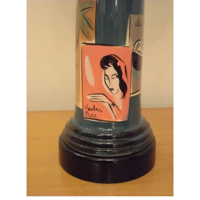 1950s 1950s Abstract California Marc Bellaire for California Pottery Table Lamps - a Pair For Sale - Image 5 of 10