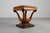 Art Deco Walnut Stool with Fabric, Italy, 1920s For Sale - Image 6 of 11