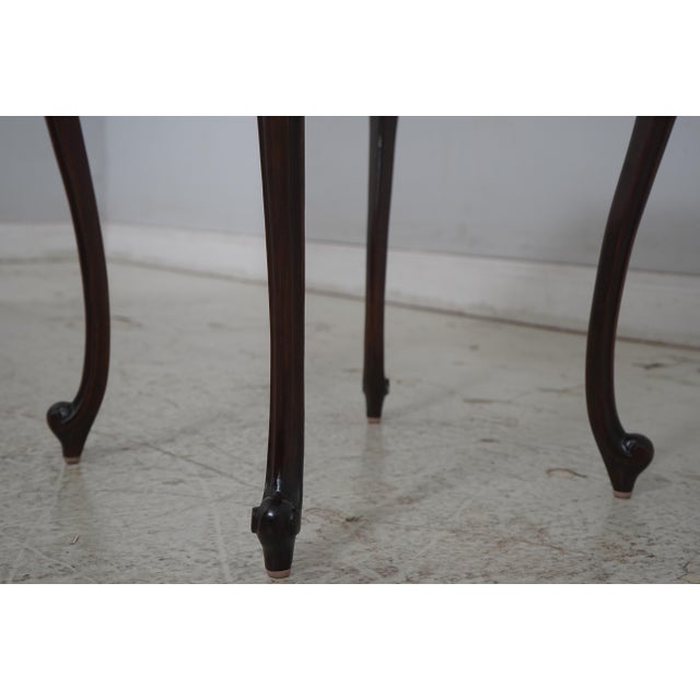 Flint & Horner Victorian Louis XV Mahogany Side Table For Sale - Image 4 of 14