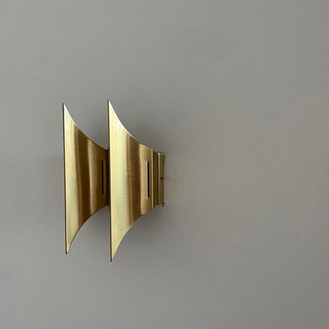 Mid-Century Brass Gothic Wall Lights by Bent Karlby, 1960s For Sale - Image 11 of 15