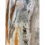 Wood Orange and White Abstract Expressionist Painting From Asheville Antique Tobacco Barn For Sale - Image 7 of 10
