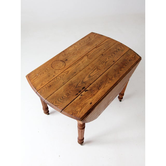 Antique Drop Leaf Table For Sale - Image 4 of 16