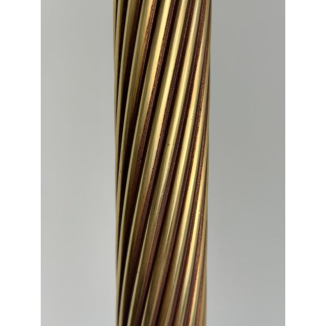 Italian Brass Hall Tree with Onyx Marble Base, 1960s For Sale - Image 9 of 18