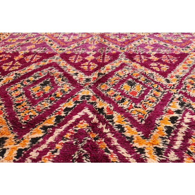Late 20th Century Vintage Beni M'Guild Moroccan Rug, 07'01 X 14'03 For Sale - Image 5 of 10