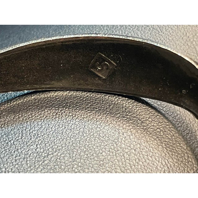 Figurative MCM Jewelry Vintage Snake Bangle by Swank For Sale - Image 3 of 4
