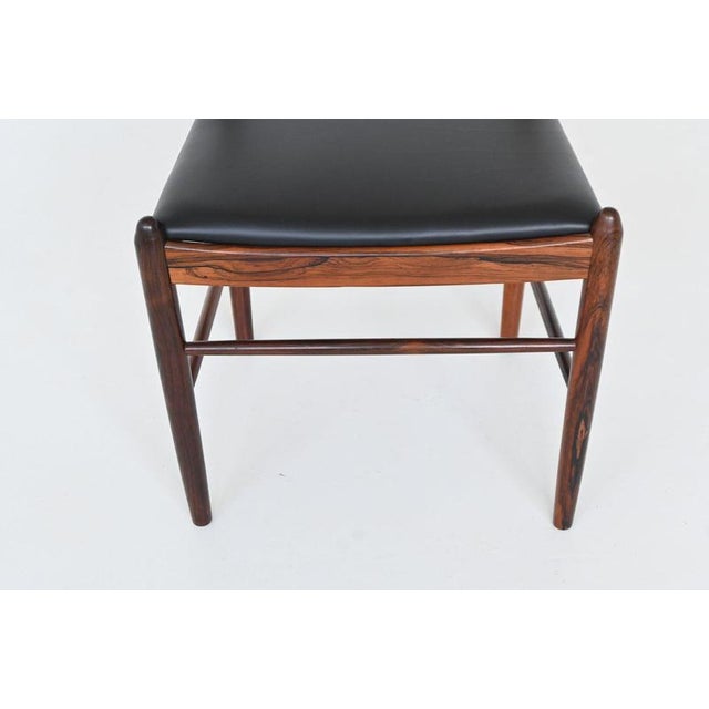 Rosewood Dining Chairs by H. Vestervig Eriksen for Tromborg, Denmark, 1960s, Set of 9 For Sale - Image 17 of 18