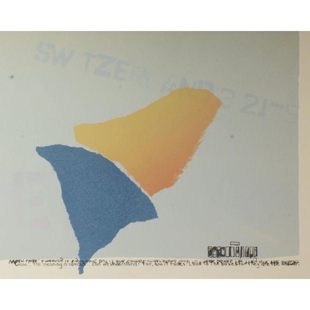 1976 Abstract Serigraph Print by Allen Swerdlowe For Sale In Indianapolis - Image 6 of 7