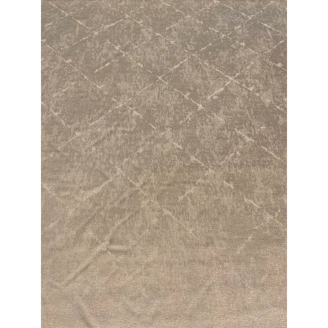 2020s Caracole Compositions: 3134-89cc Champagne Diamond Print Designer Fabric - 15.5 Yards For Sale - Image 5 of 6
