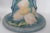 1940s Roseville Pottery Clematis Ceil Blue Candlestick Holders 1159 a Pair 4687b For Sale - Image 5 of 15