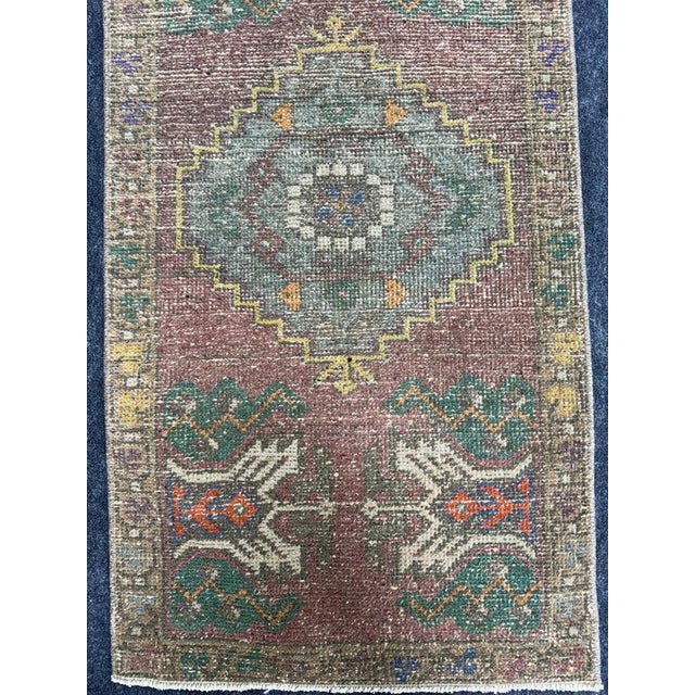 Contemporary Turkish Yastik Rug 1'8" x 3'4" For Sale - Image 3 of 5