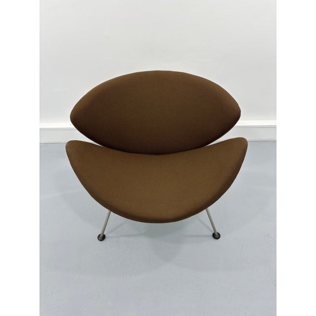 Brown Orange Slice Chair attributed to Pierre Paulin for Artifort, 1960s For Sale - Image 8 of 12