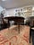 Wood Antique English Oval Dining Table With Tapered Legs For Sale - Image 7 of 8
