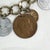 Silver Vintage Coin Charm Bracelet 1950s For Sale - Image 8 of 10