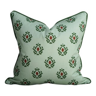22" Harper Pillow in Pistachio For Sale