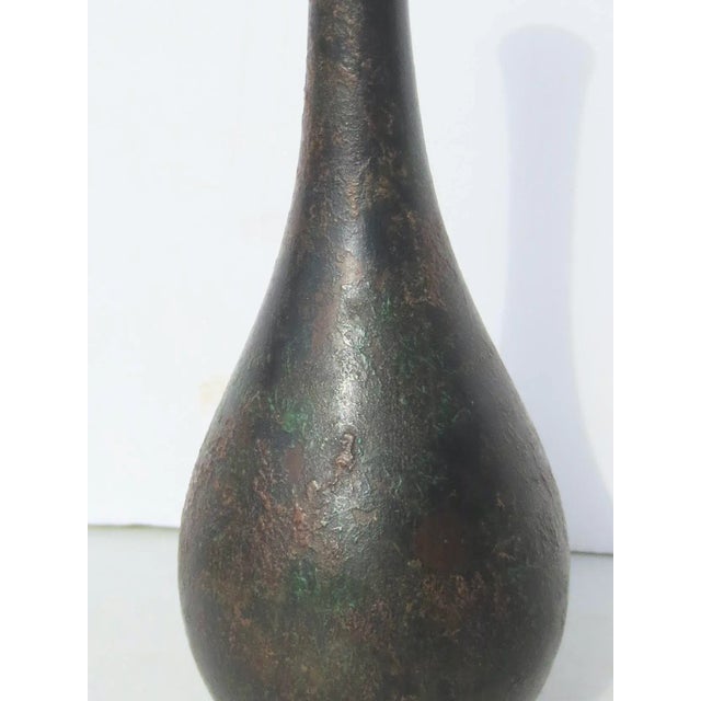 Japanese 1970s Japanese Bronze Vase For Sale - Image 3 of 7