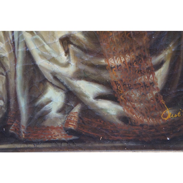 Maria Di Antonia Serra Portrait Oil Painting After Peter Paul Rubens 40" For Sale - Image 11 of 12