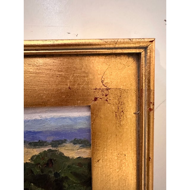 Impressionist Beautiful Signed Landscape Painting For Sale - Image 3 of 12