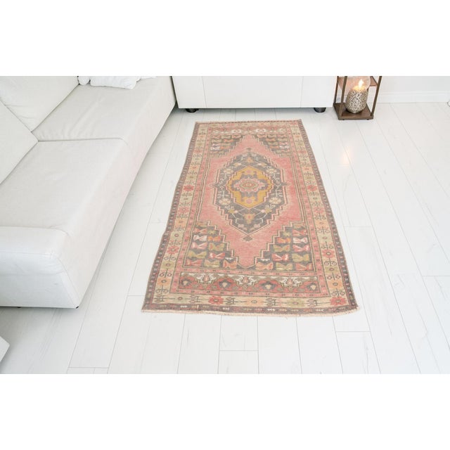 1960s Vintage Anatolian Kurdish Carpet For Sale - Image 5 of 10
