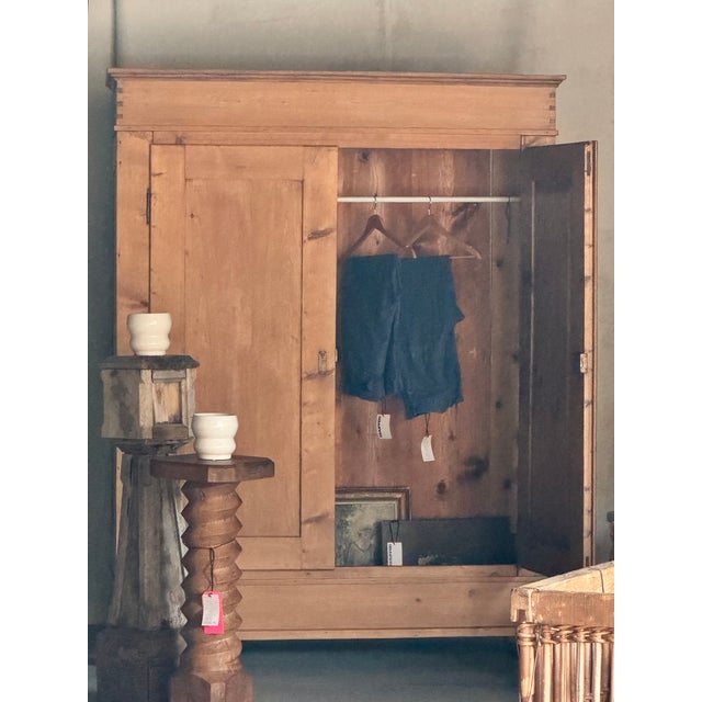 Dutch Knockdown Pine Wardrobe | Circa 1880 For Sale - Image 17 of 18