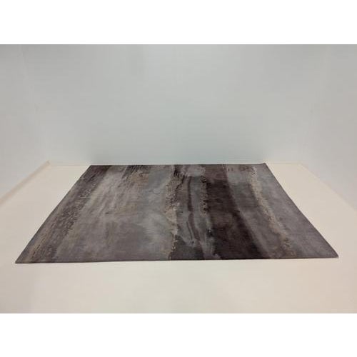 Calvin Klein Luster Wash Chrome Rug For Sale - Image 5 of 8