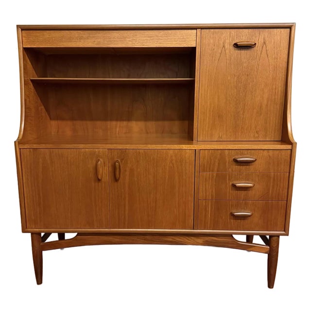 G-Plan Brasilia Compact Teak Tall Sideboard For Sale