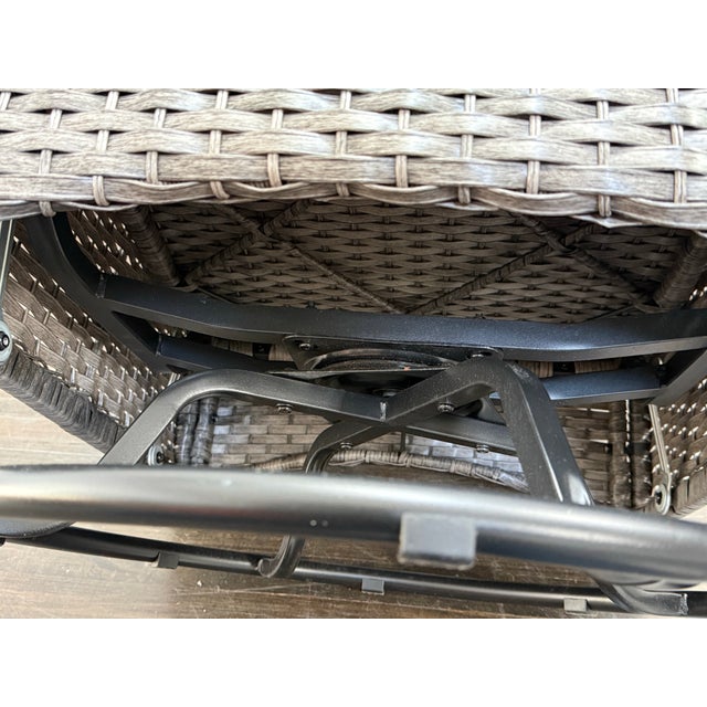 Outdoor Porch Glider Swivel Chair For Sale - Image 12 of 12